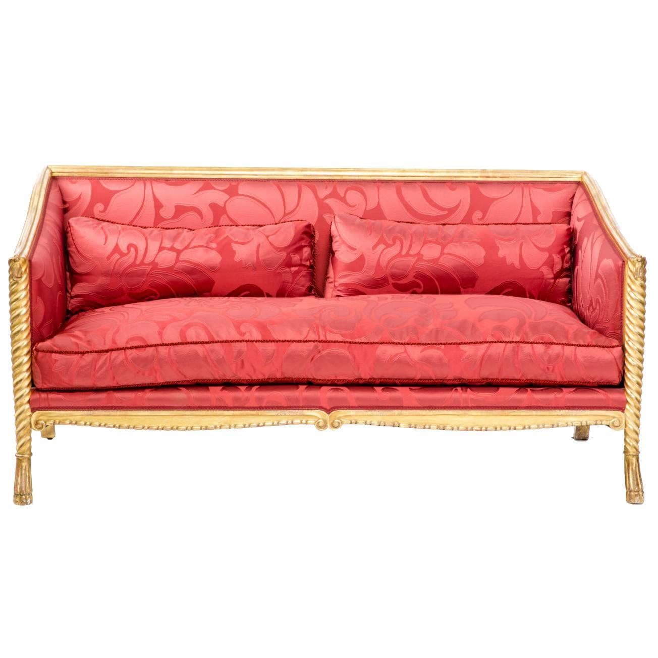 20th Century Medici Sofa in Bergamo Fabric For Sale