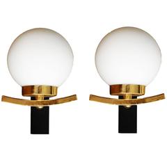 Maison Lancel Pair of Sconces, Three Pairs Available