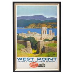 West Point and New York Central System Travel Poster by Leslie Ragan, circa 1952