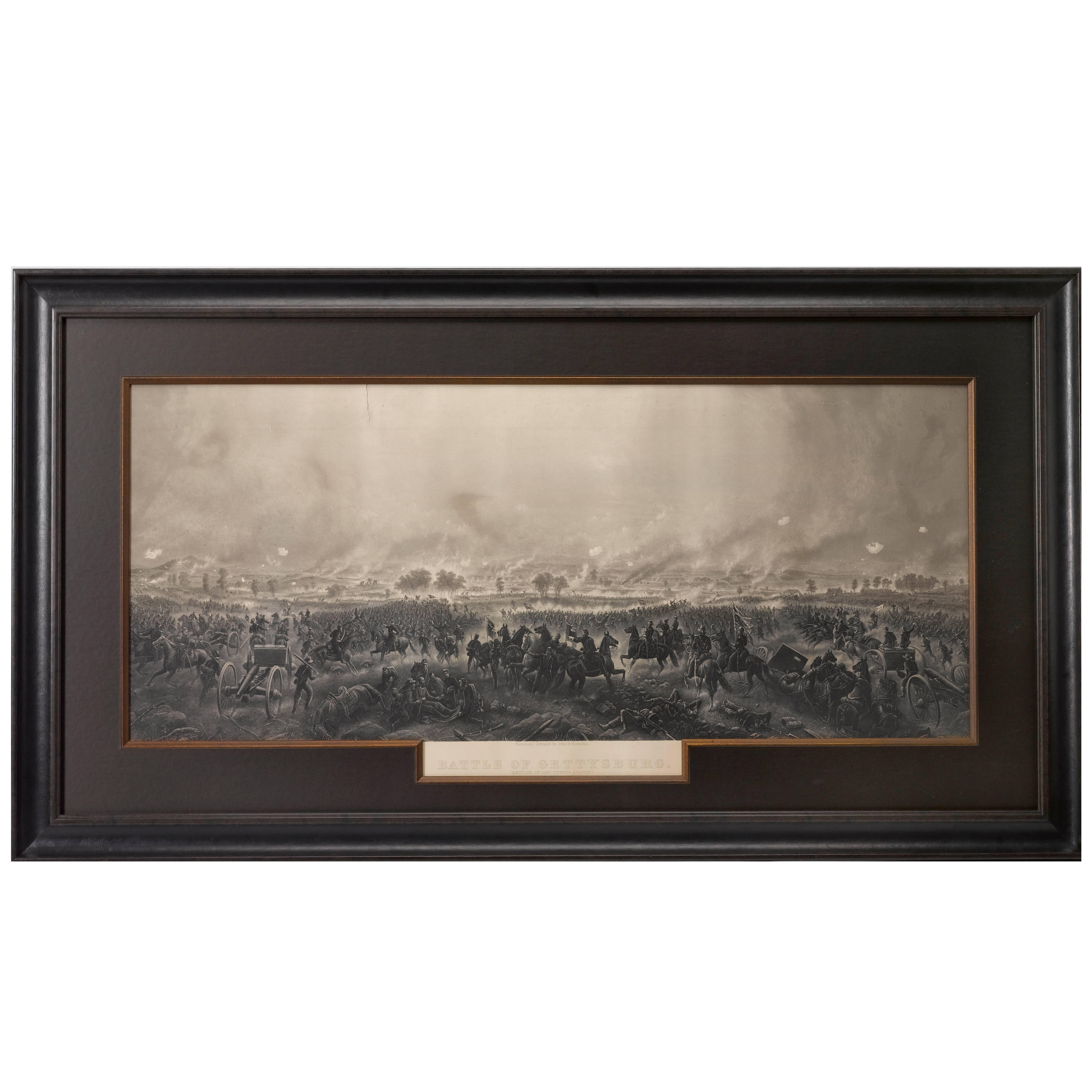 "Battle of Gettysburg, Repulse of Longstreet's Assault" John B. Bachelder, 1876
