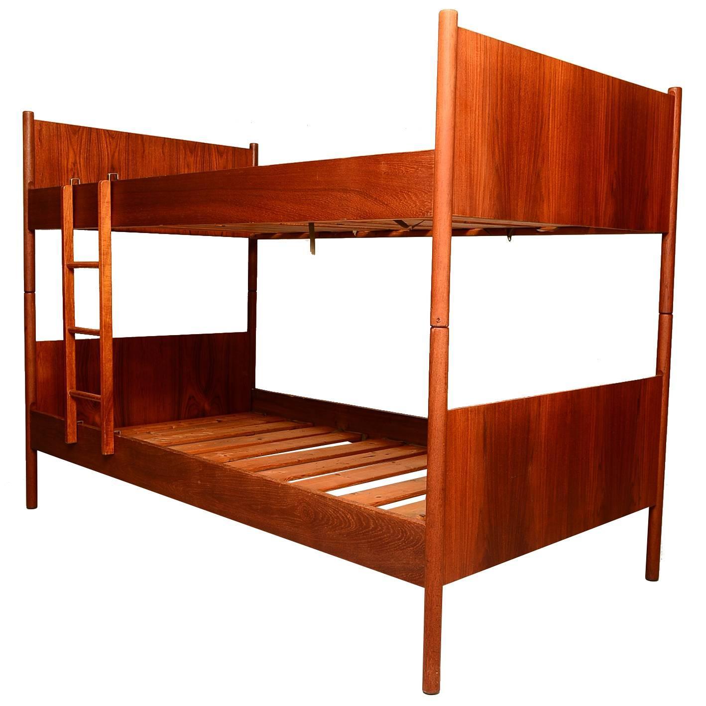 mid century modern loft bed