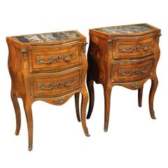 Antique 19th Century Pair of Bedside Tables