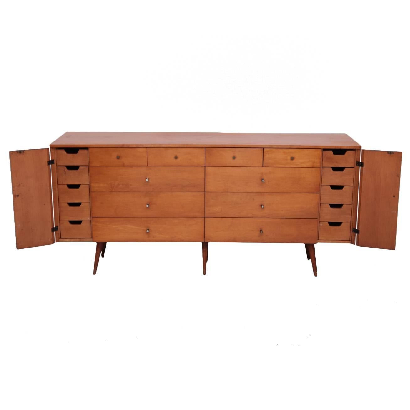 Paul McCobb Chest of Drawers Planner Group 20-Drawer Credenza by Winchendon