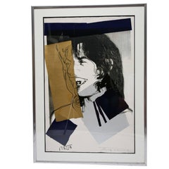 Andy Warhol and Mick Jagger, Signed by Both, 20th Century, USA