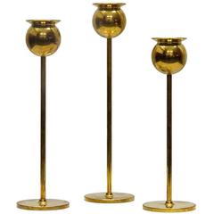 Tulip Candlesticks by Pierre Forssell for Skultuna