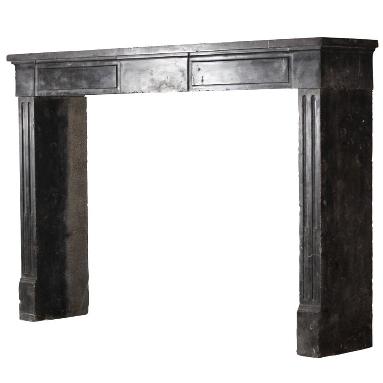 18th Century Bleu Grey Stone Fireplace Mantel For Sale At 1stdibs