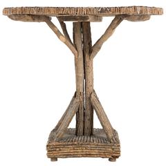 Vintage Rustic Twig Table