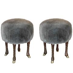 Pair of Stools by Marc Bankowsky