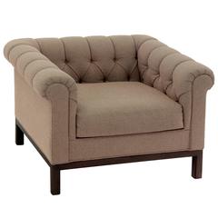 "Roll Armchair" with Turfted Back by Roger Sprunger for Dunbar 12