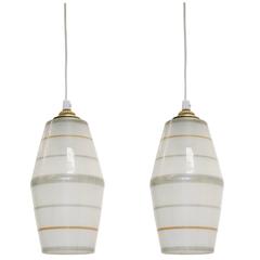 Pair of Scandinavian Ceiling Pendants, 1960s