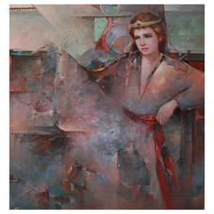 Abstract Woman Oil Painting 12