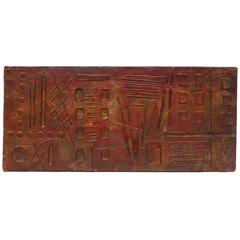 1960s Large Bespoke Fiber Glass Wall Sculpture Pop Art 7