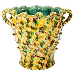 Vintage Mid-Century Glazed Ceramic Decorative Planter/Piece