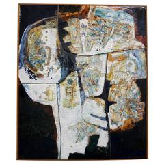 Abstract Enamel on Copper, 1966