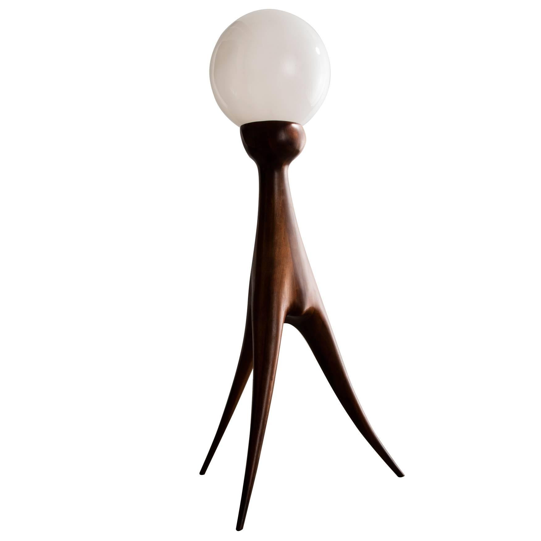 Unique Hand-Shaped Floor Lamp by Wendell Castle, New York, circa 1966
