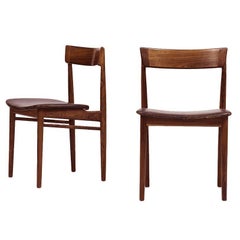 Henry Rosengren Hansen Dining Chairs Model 39 by Brande Møbelfabrik in Denmark