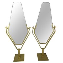 Pair of 1970s Table Mirrors