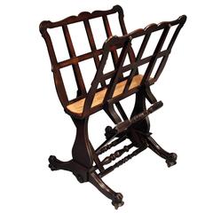 Late Regency Folio Stand or Print Rack