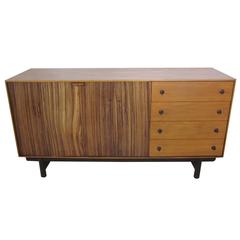 Zebrawood Grained Credenza Sideboard by Jack Cartwright