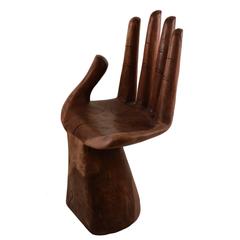 Carved Hand Chair after Friedeberg