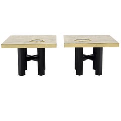 Pair of Side Tables by Willy Daro