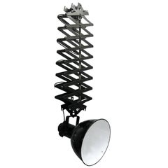 Black Enamel Vintage Industrial Rotatable Scissor Ceiling Lamps (71x)