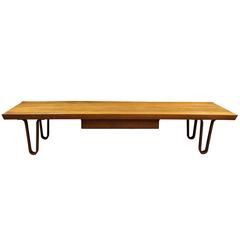Long John Bench or Coffee Table by Edward Wormley for Dunbar