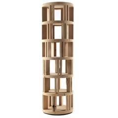 Babel Bookshelves in Natural Solid Cedar Wood 3