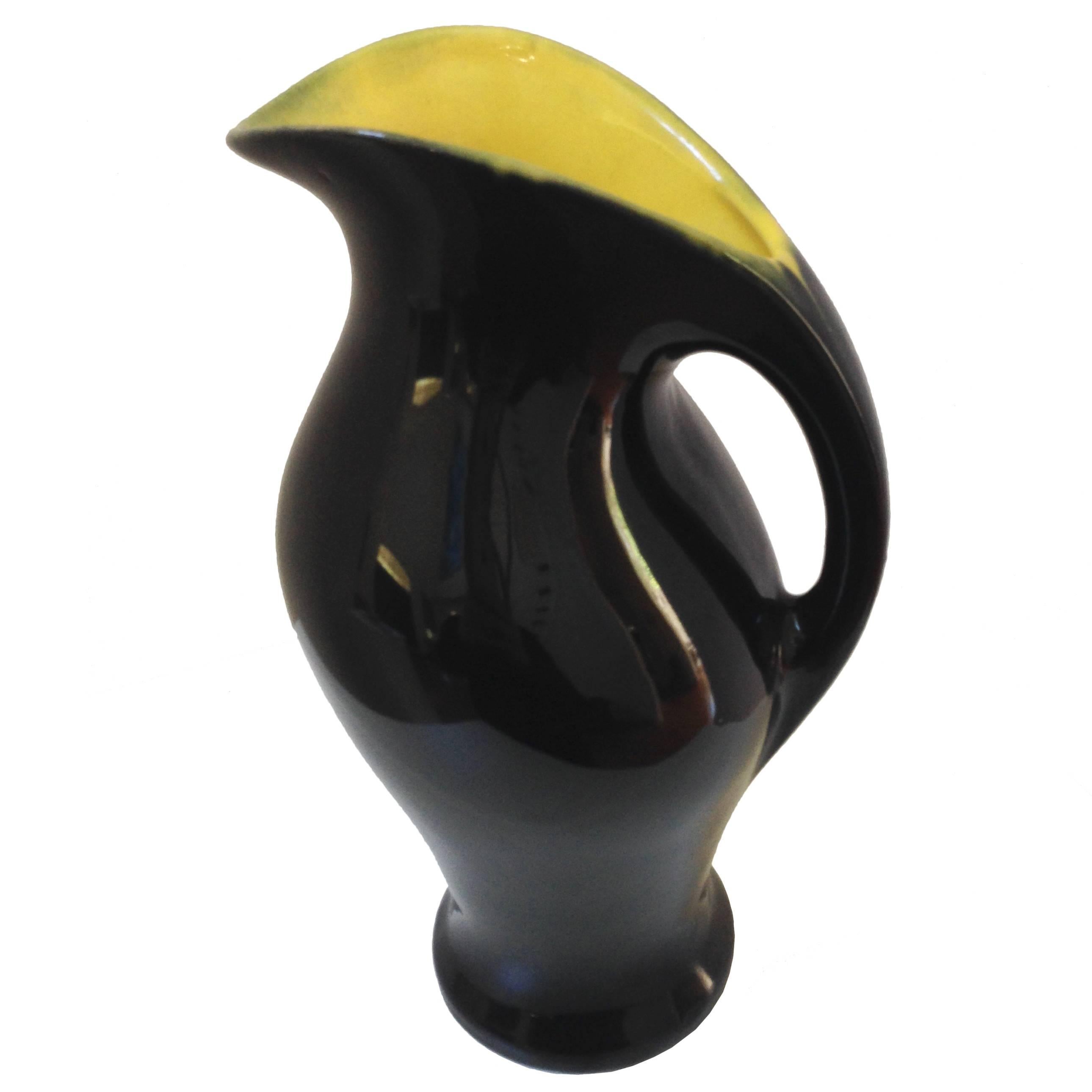 Pol Chambost Style French Ceramic Pitcher