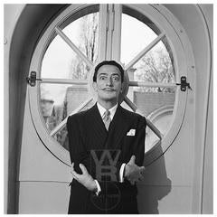 "Salvador Dali", photograph by Willy Rizzo