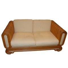 1970s Rattan Sofa
