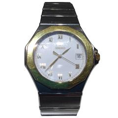 Retro Concord Mariner Mens/Unisex Stainless Steel and 18-Karat Gold Watch