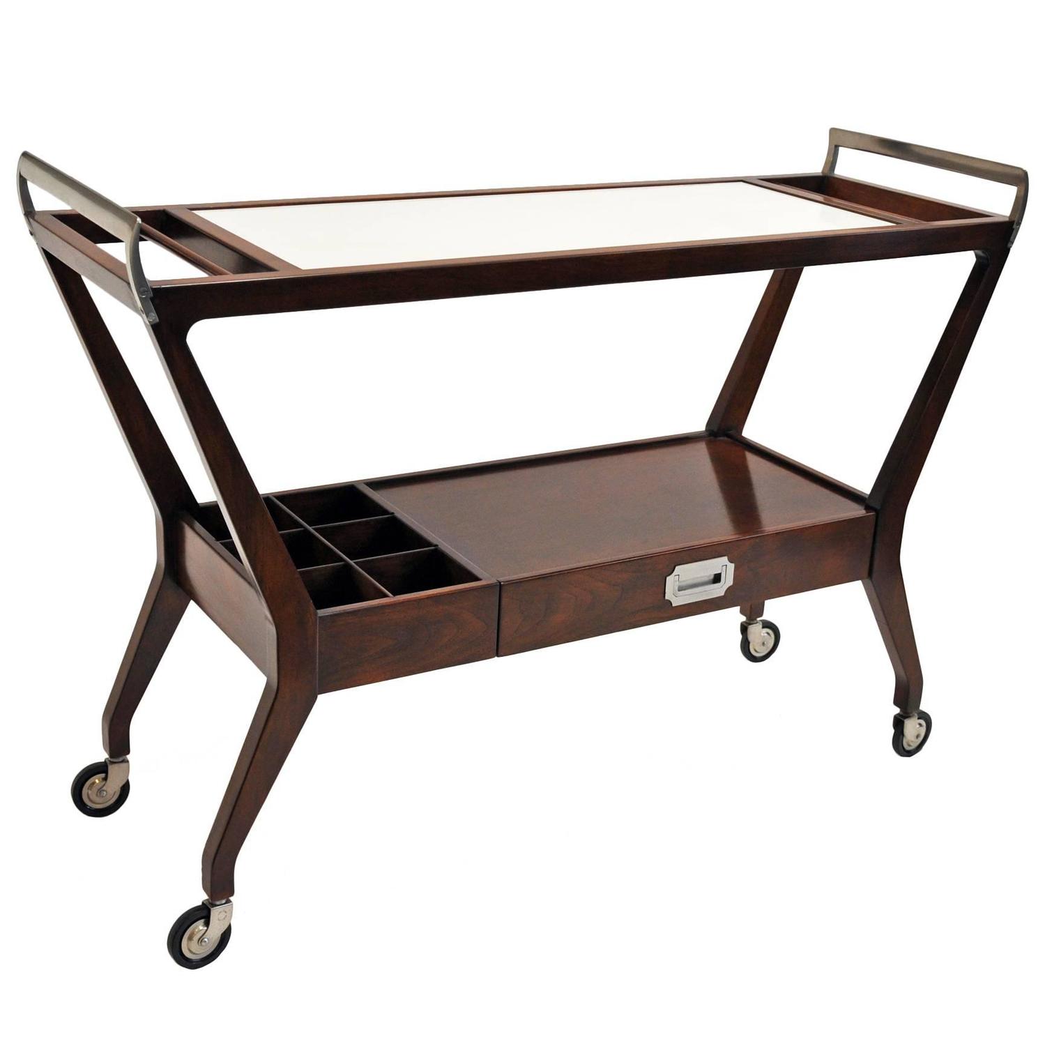 Bar Serving Cart by Baker Furniture For Sale at 1stdibs