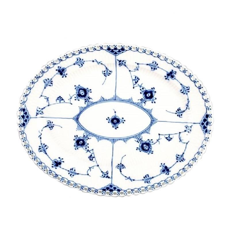 Royal Copenhagen Blue Fluted Full Lace, Platter