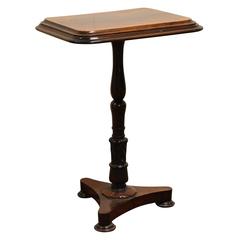 Fine English Rose Wood Pedestal Table, circa 1810-1820