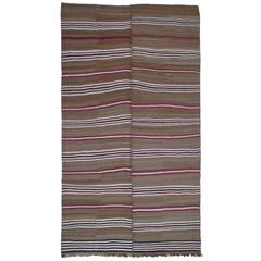 Vintage Striped Urfa Kilim