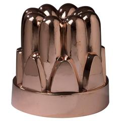 English Round Copper Kitchen/Cooking Mould