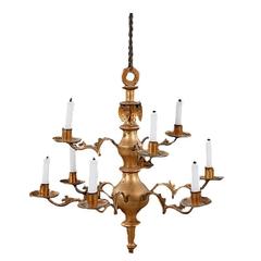 1800s Vintage Bronze Chandelier 7