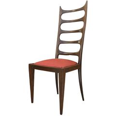 Paolo Buffa Attributed High Back Chair 11