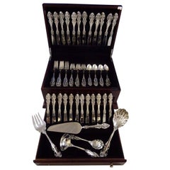 Service de couverts en argent sterling pour 12 personnes, ensemble de 65 pièces EL Greco par Reed &amp;amp; Barton