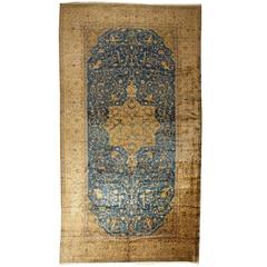 Antique Oversize North Indian Carpet