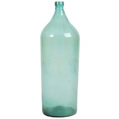 Antique Early 19th Century Tall Demijohn Glass Bottles 