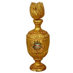18th Century French Reliquary Fragment in Giltwood