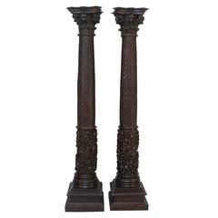 Pair of 18th Century French Neoclassical Columns