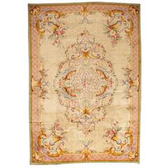 Antique Oversize Savonnerie Carpet