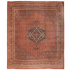Exceptional Antique Oversize 19th Century Persian Bidjar Carpet