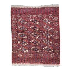 Antique Turkmen "Wedding" Rug 12
