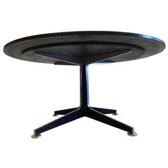 Stunning Ward Bennett Stone and Aluminum Dining Table by Lehigh Furniture 11