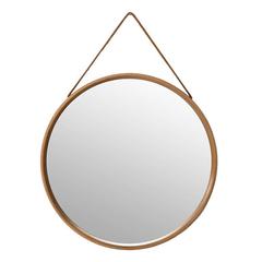 Uno & Osten Kristiansson Round Mirror Produced by Luxus in Sweden