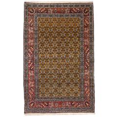 Vintage Turkish Tulip Hereke Rug 5